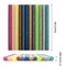 72 Pieces Glitter Hot Glue Colored Gun Sticks, 12 Colors, EVA Glue Mini Size Hot Melt Adhesive Sticks for DIY Art Craft Repair Bonding - Diameter 7 mm/0.28", Length 10 cm/3.9"